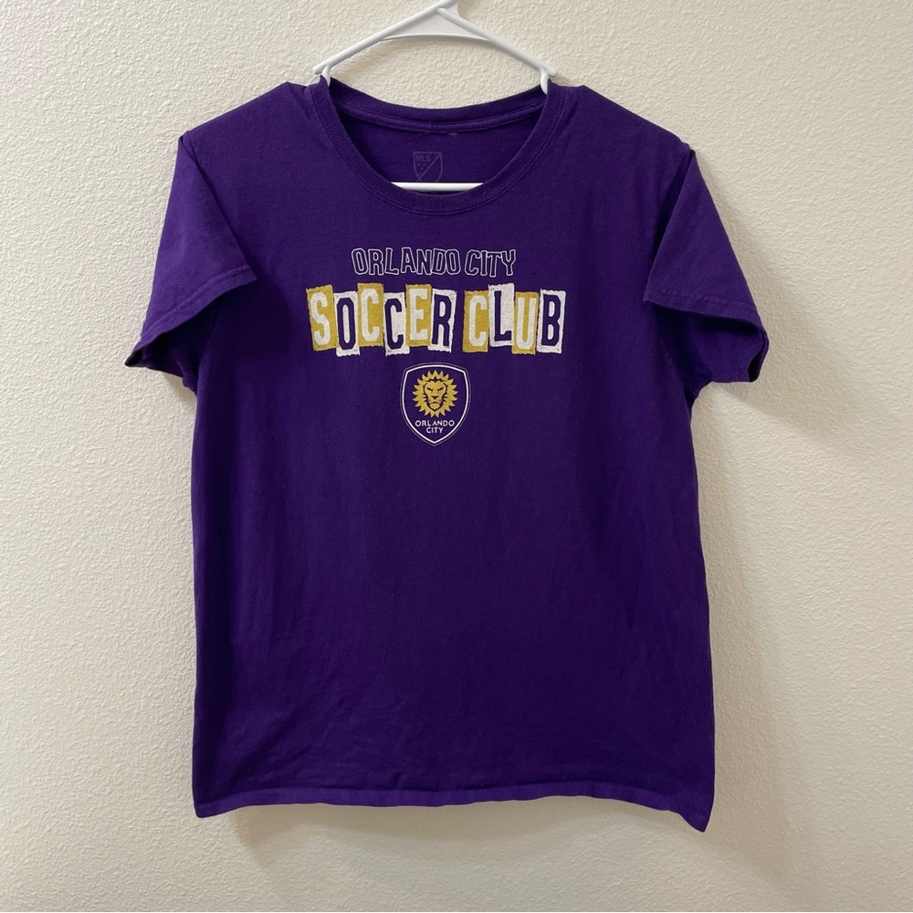 MLS Orlando city soccer shirt purple medium